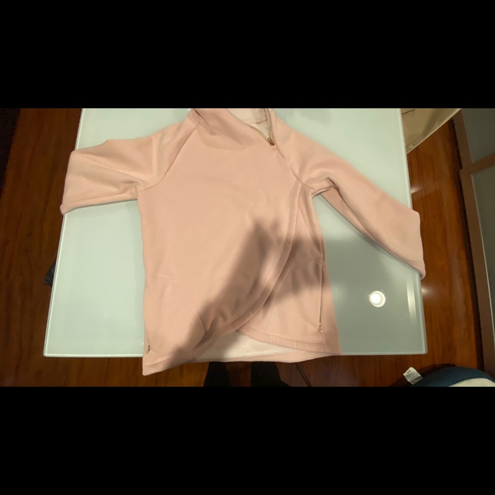 Athleta pink pullover